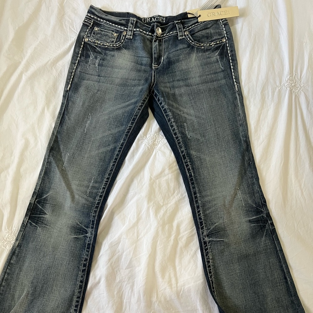 Grace embroidered Jeans